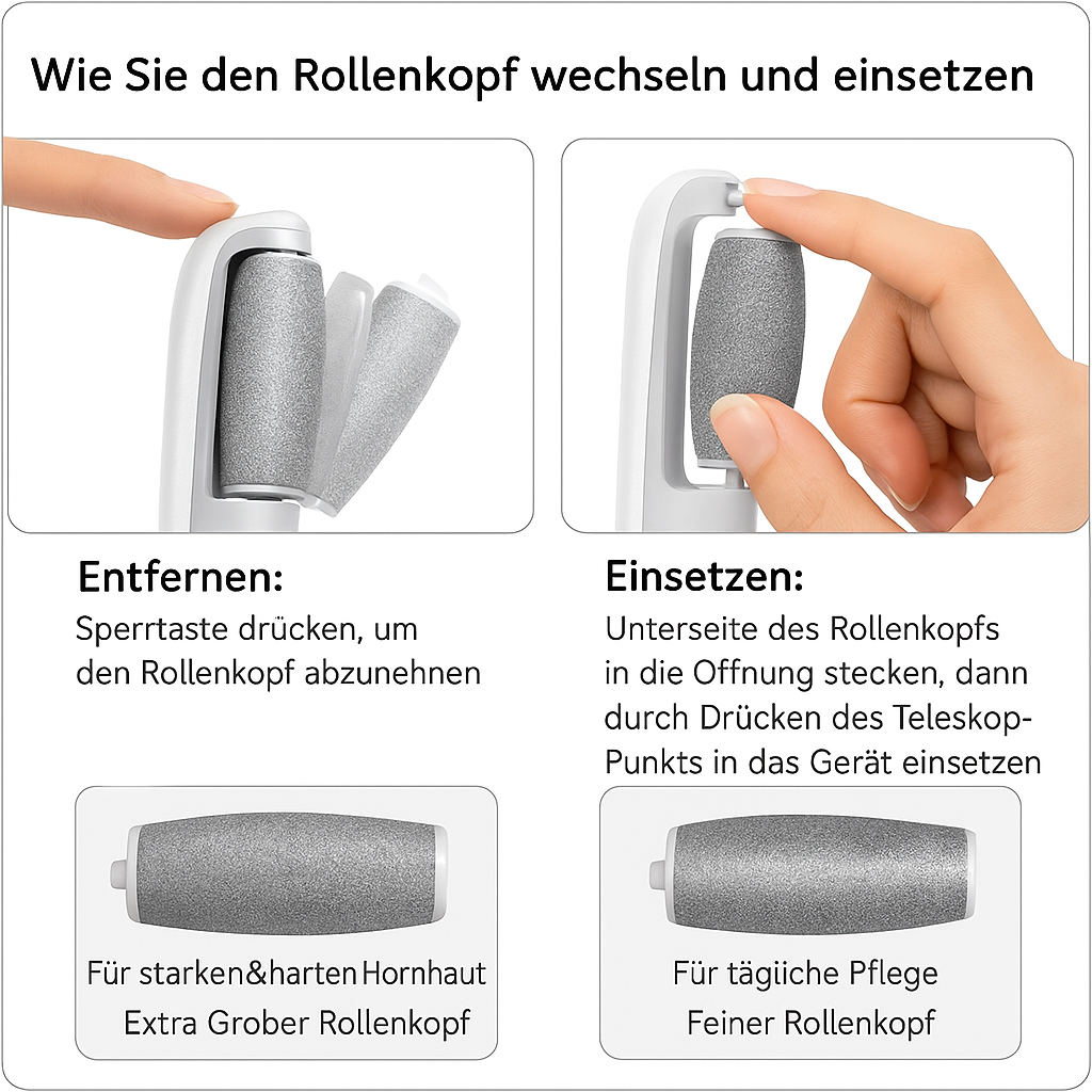 Norvo | Elektrisk Neglefjerner for Føttene