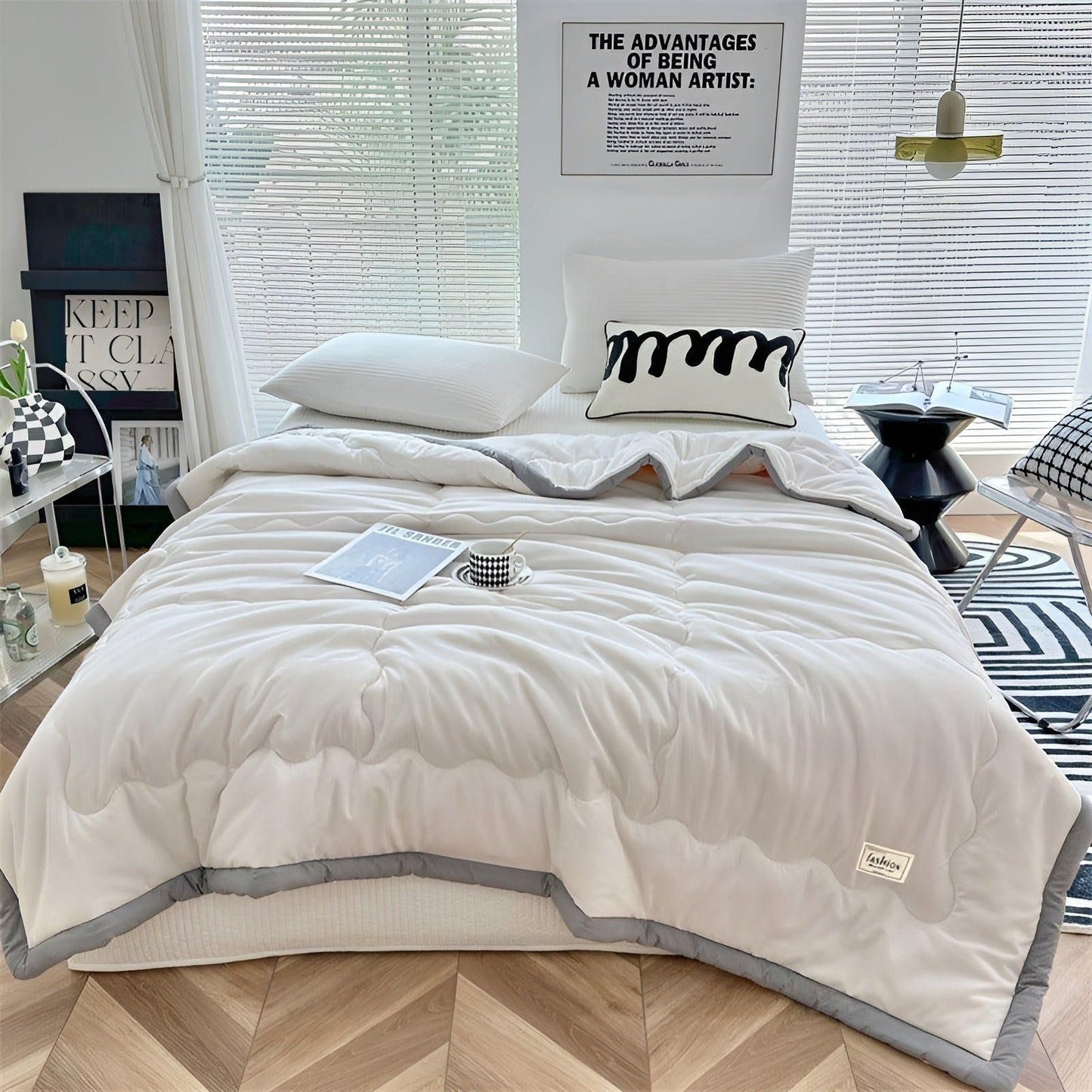 Norvo | Lett Pustende Kjølig Dyne Laget av Høy- Kvalitets Fibre for Behagelig Sommer