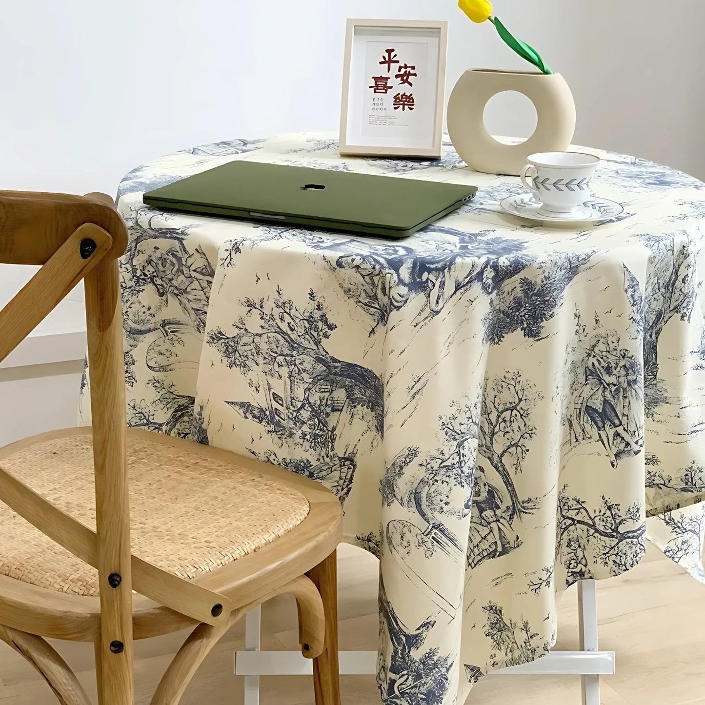 Norvo | Fransk Klassisk Blå Vintage Duk