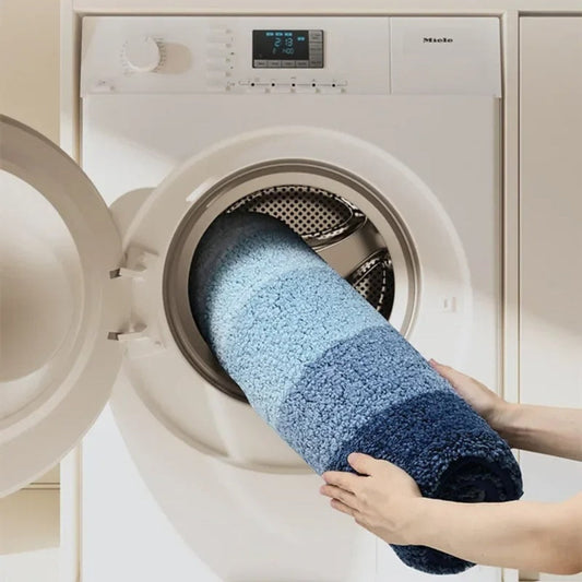 Norvo | Coastal Wave Pattern Non-Slip Bath Mat