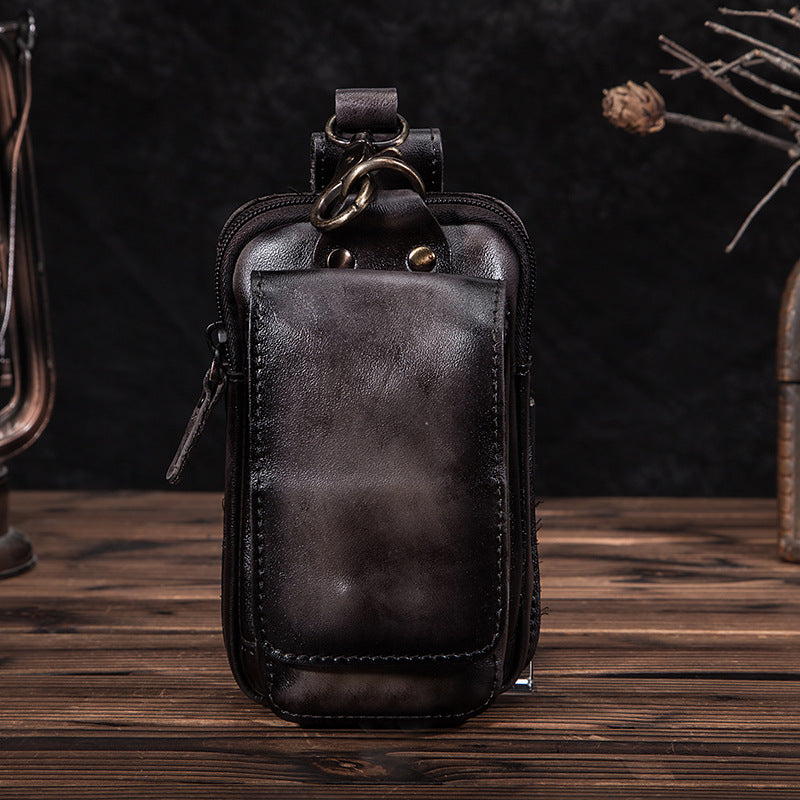 Norvo | Elegant lærbelte-pouch for menn