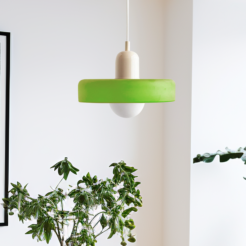 Norvo | Bauhaus Inspirert Fargerik Glass Pendellampe