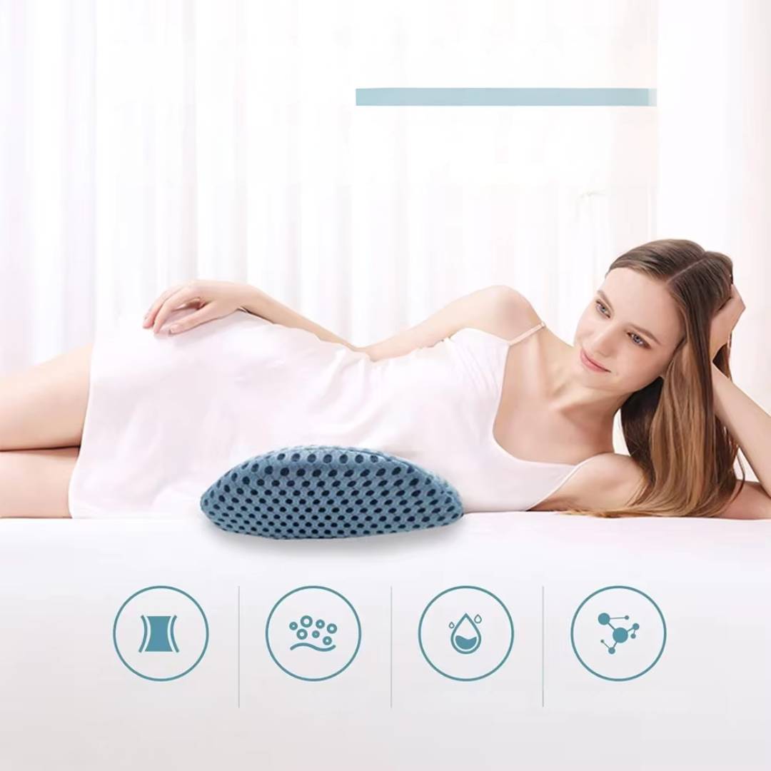 Norvo | BackComfort Lumbalpute – Ergonomisk Støttepute for Rygg og Hvirvler