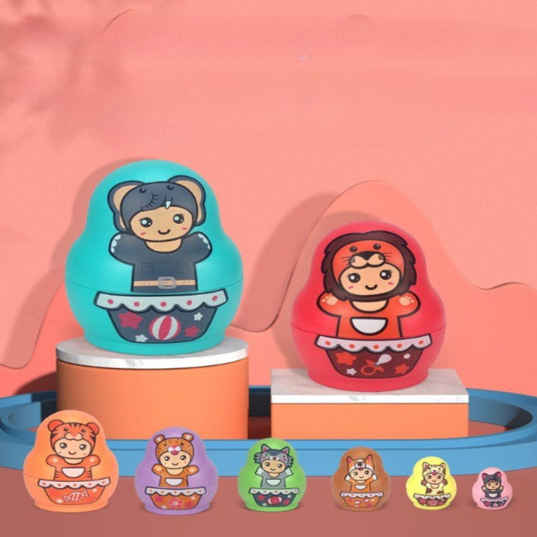 Norvo | Utdannende Fargerike Barn Matryoshka Dukker