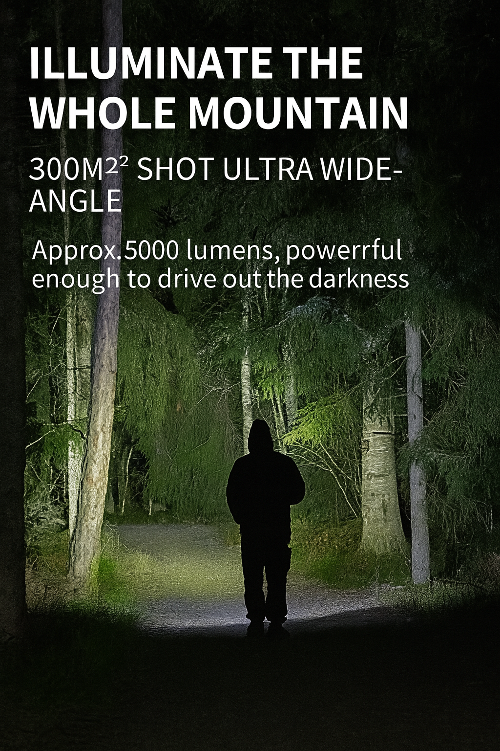 Norvo | LED lommelykt med zoombart lys og power bank