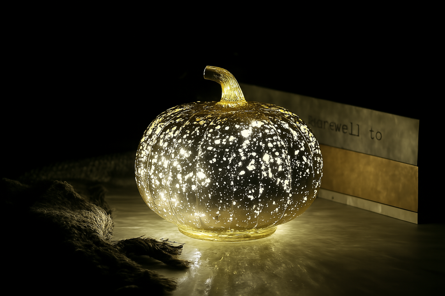 Norvo | Halloween Dekorasjoner Glass Gresskar LED Lys Sett