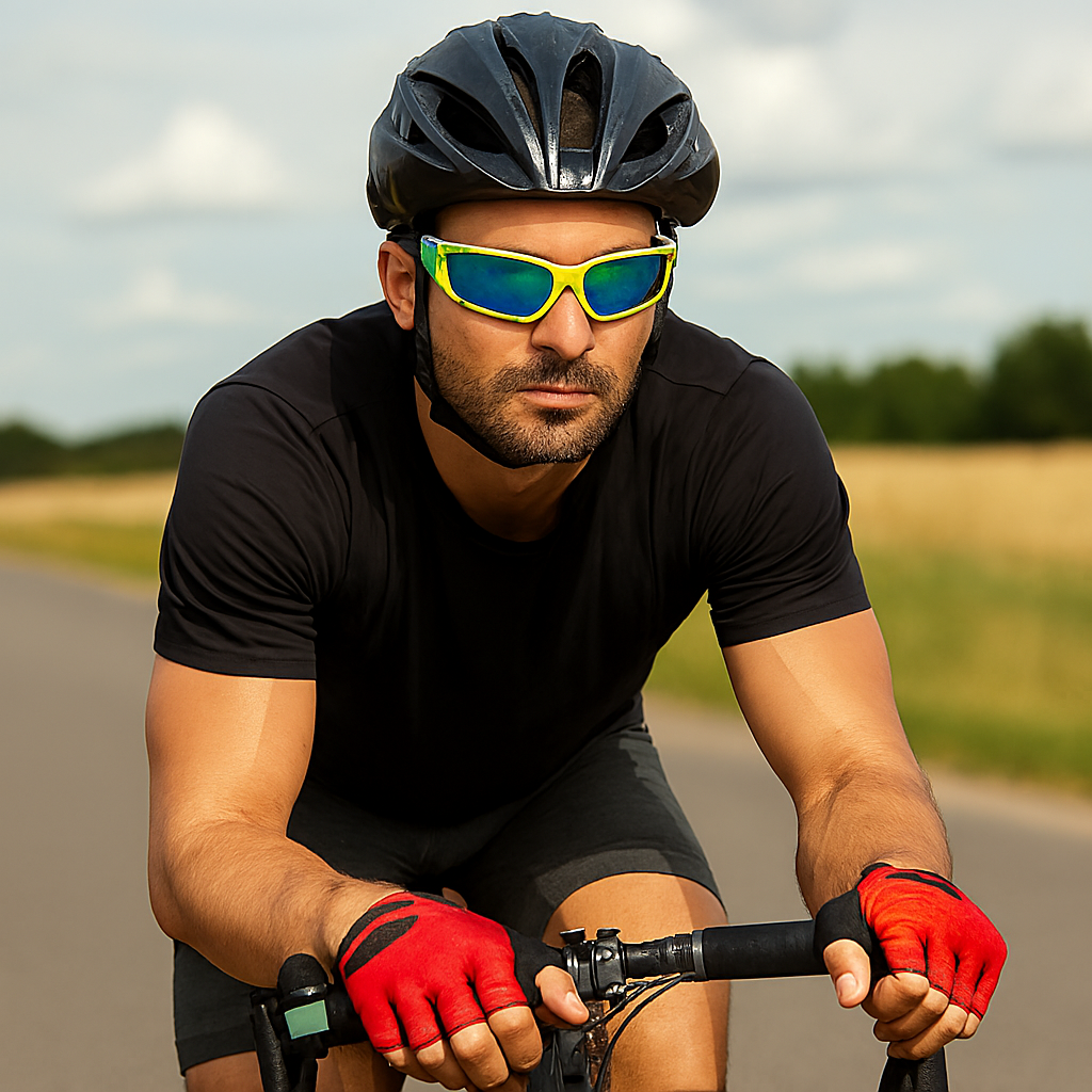 Norvo | UV400 polariserte sports solbriller for løping, sykling og fiske