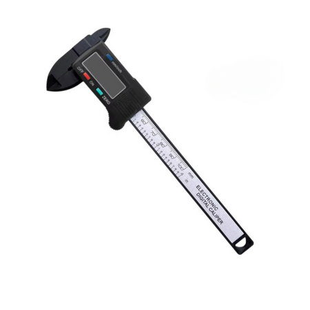 Norvo | Digital Skjutemåler Ruler, Karbonfiber Elektronisk Mikrometer Gauge