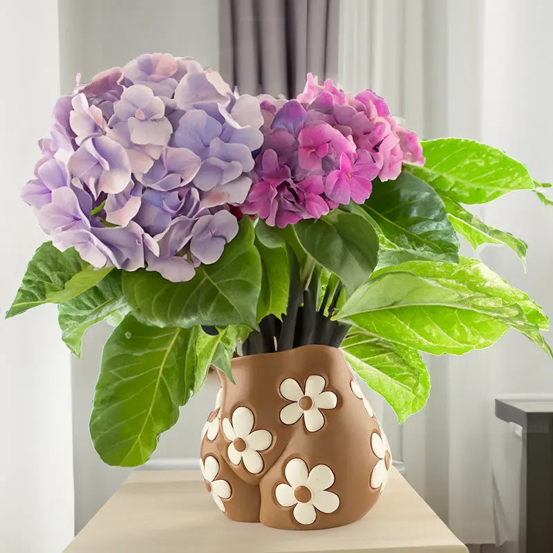 Norvo Harpikskropp Kunst Blomsterpotte Hjem Hjem Deko
