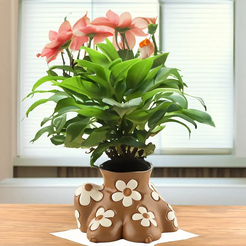 Norvo Harpikskropp Kunst Blomsterpotte Hjem Hjem Deko