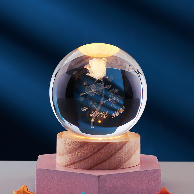 Norvo | DreamSphere - 3D Nattlampe med Magisk Effekt