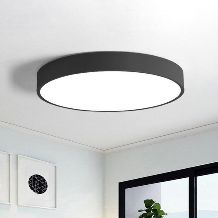 Norvo | Slank rund LED-lampe for soverom og stueinteriør