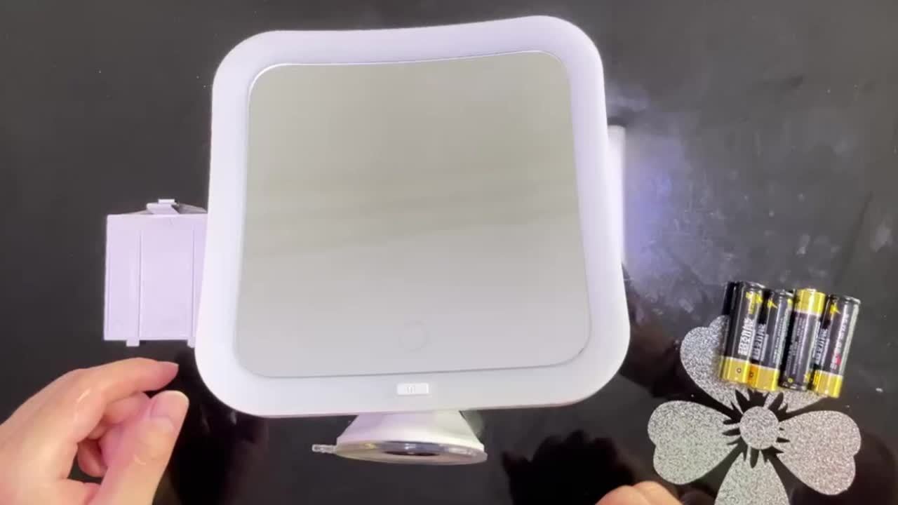 Norvo | GlowSnap - Sminkespeil med berøringskontroll og sugekopp