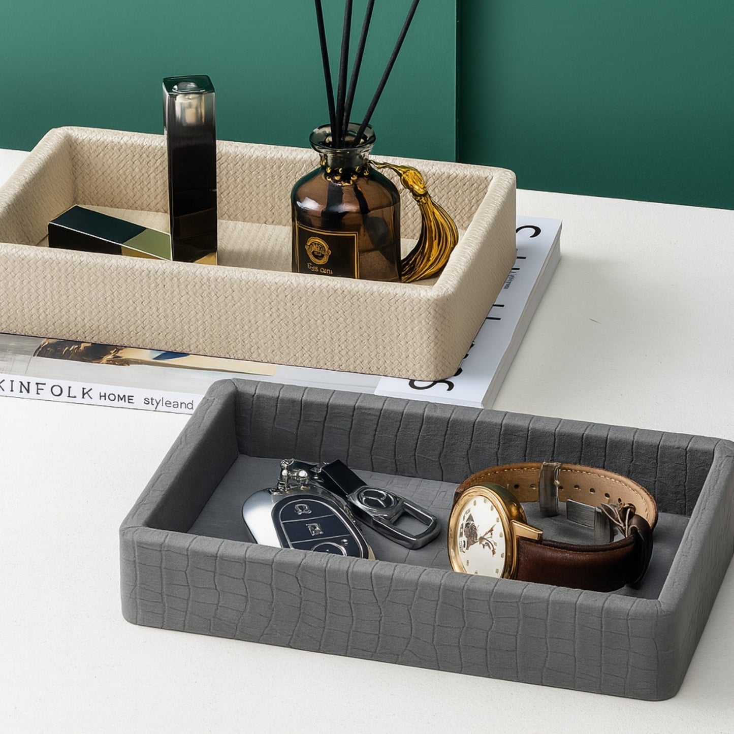 Norvo | Croc Luxe Organiser Tray Box