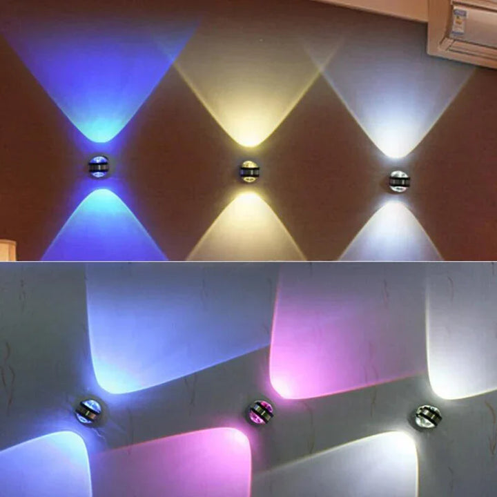 Moderne LED Vegglampe Laget av Krystall – Dekorativ Krystall Vegglampe | Norvo
