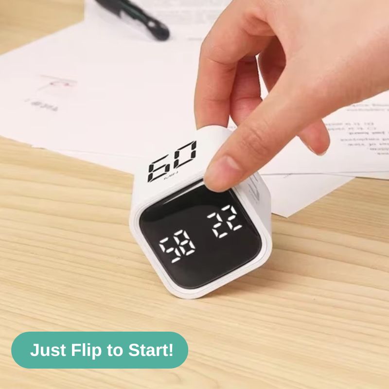 Norvo | Smart Cube Timer med tyngdekraftsensor og LED-skjerm