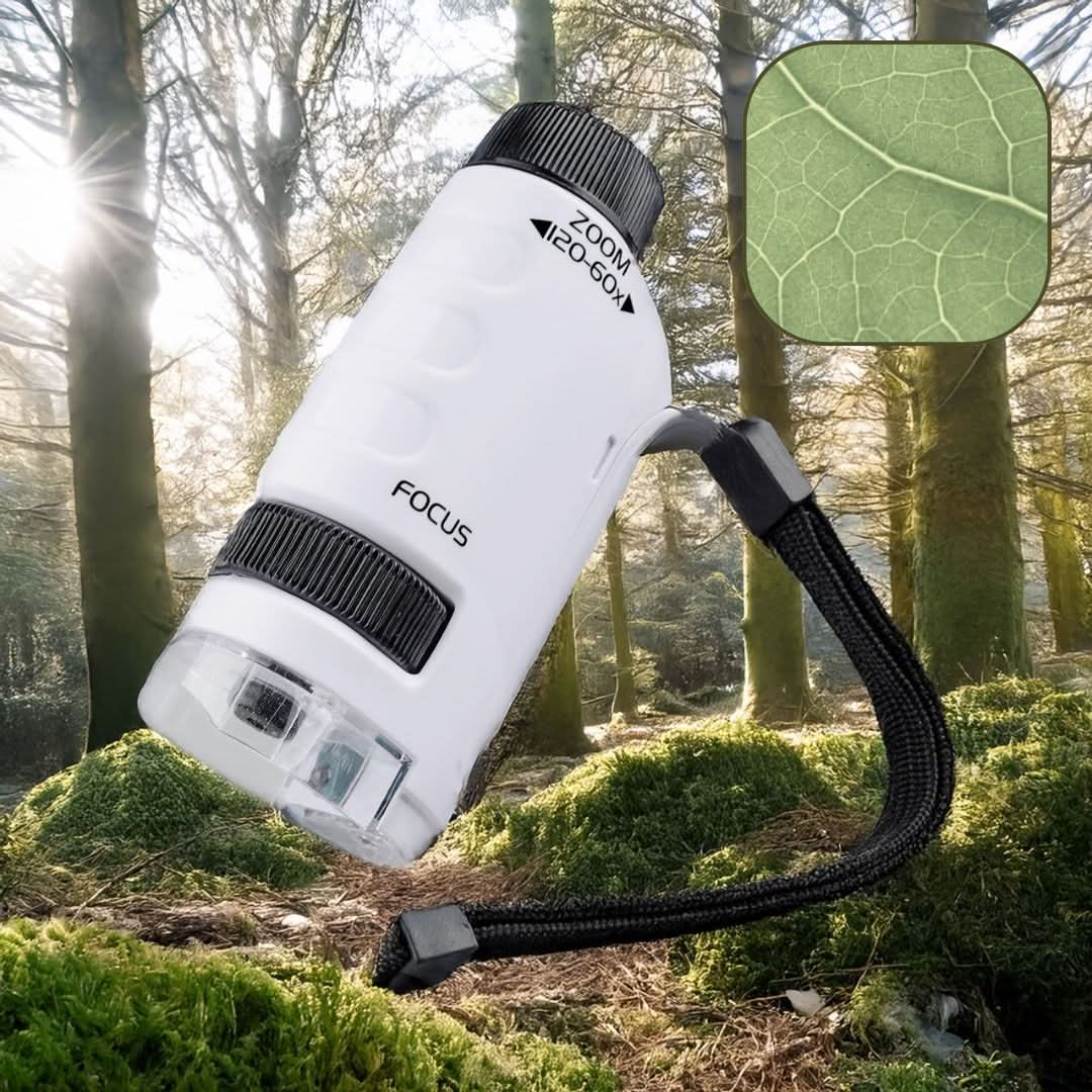 Norvo | Montessori Barns Mikroskop for Lekfull Forskning & Naturutforskning