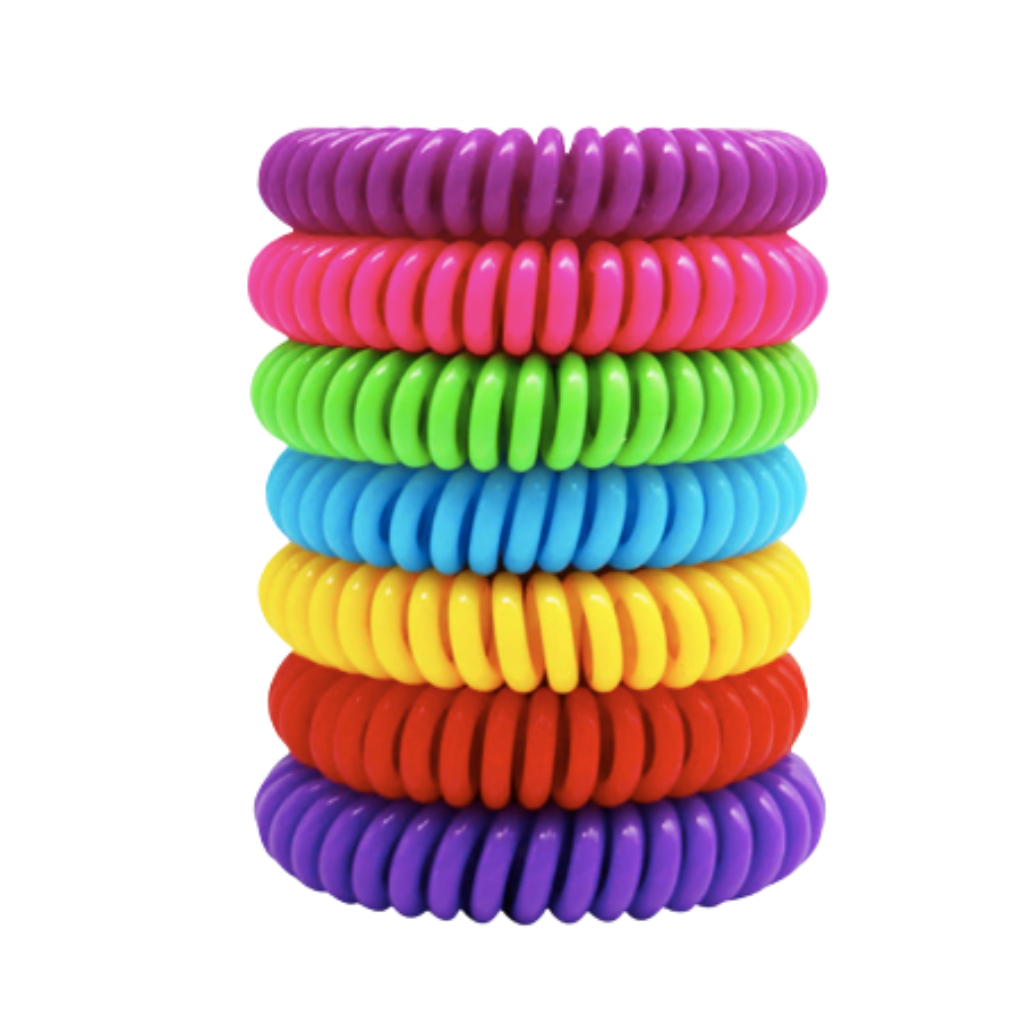 Myggavstøtende vanntette armbånd (10 stk)