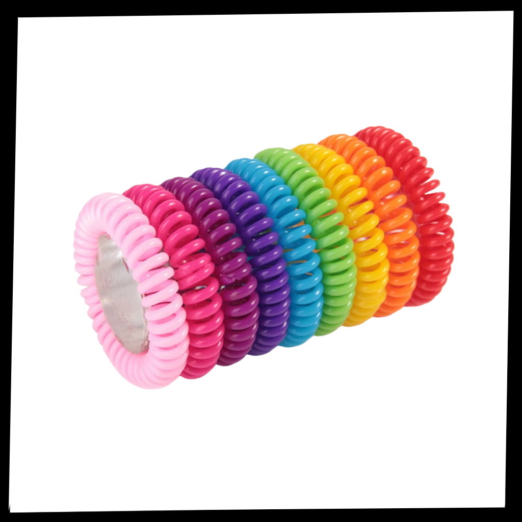 Myggavstøtende vanntette armbånd (10 stk)