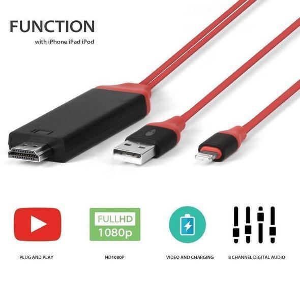 Norvo | Iphone skjerm til Hdtv kabel