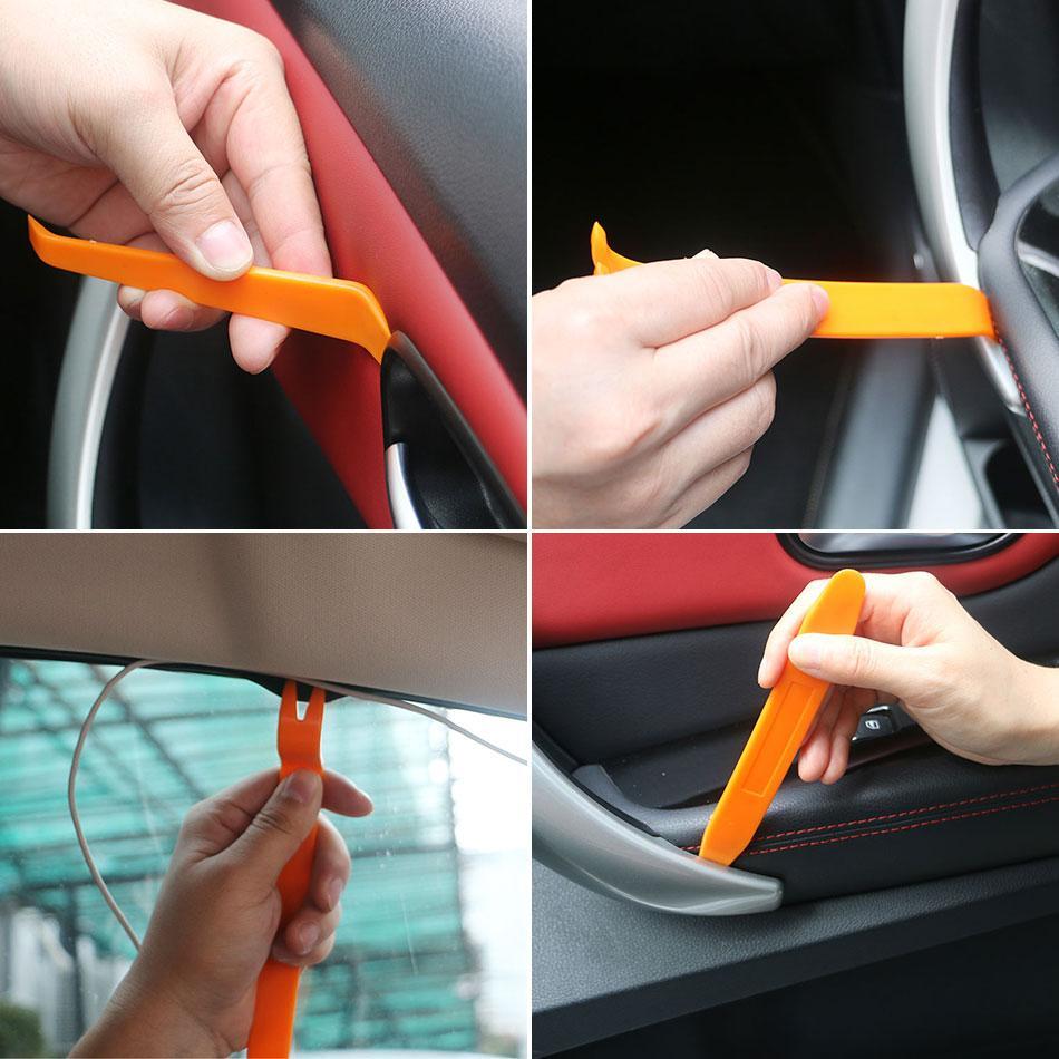 Norvo | DIYFIX 12Pcs Bil Reparasjonsverktøy Sett Plast Bil Radio Dør Klips Panel Trim Dash Tak Lyd Fjerning Installasjons Verktøy Pry Håndverktøy Sett
