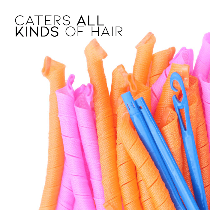 Norvo | DIY Spiral Curlers for Healthy, Heat-Free Curls