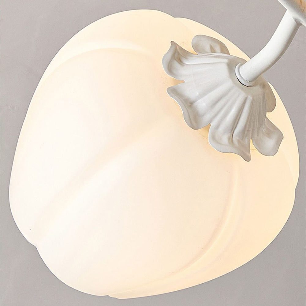 Norvo | Taklampe med blomstret glasskjermdesign