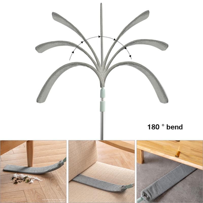 Norvo | Multifunksjon Teleskopisk ultra-avfin fibergap Moppstøvbørste