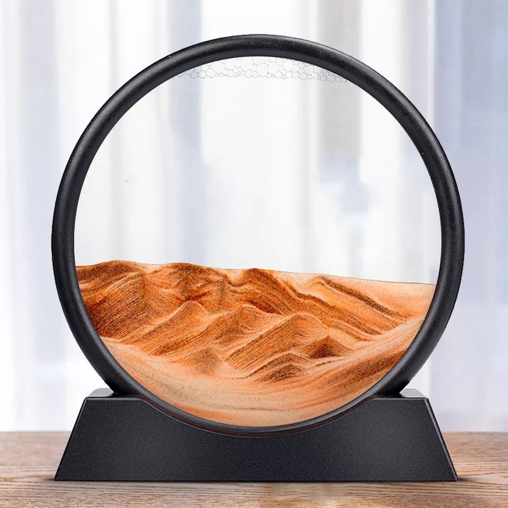 Norvo | 3D timeglass dyp sjø sand landskap