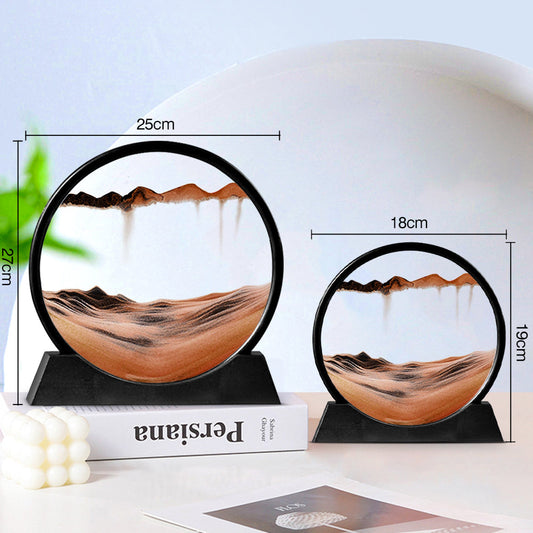 Norvo | 3D timeglass dyp sjø sand landskap