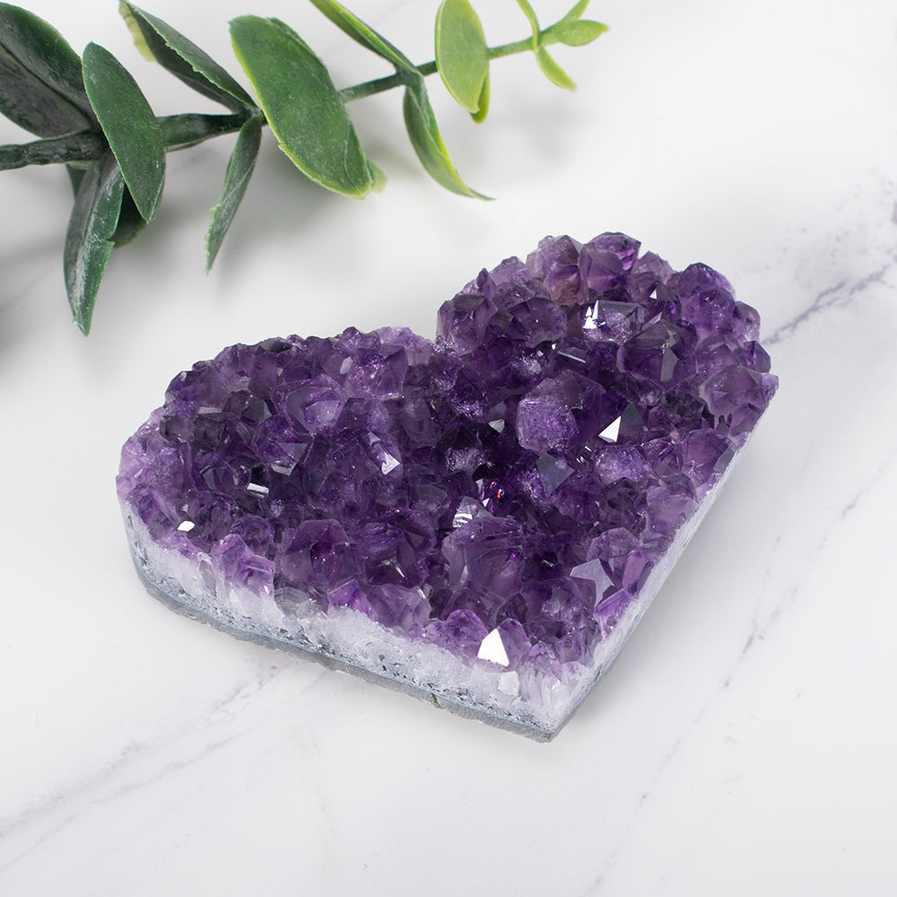 Norvo | Amethyst Kluster Hjerte
