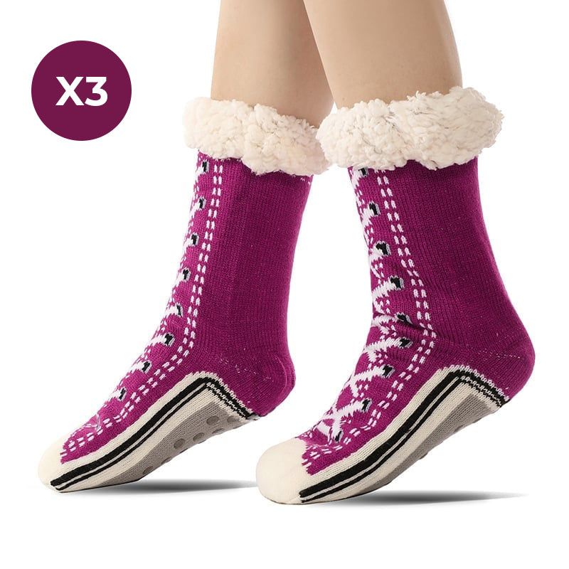 Norvo | Ultra-tykke Cashmere Slipper Hjem Sokker