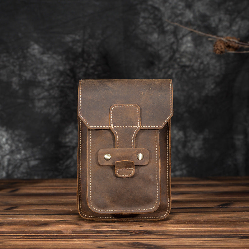 Norvo | Elegant lærbelte-pouch for menn