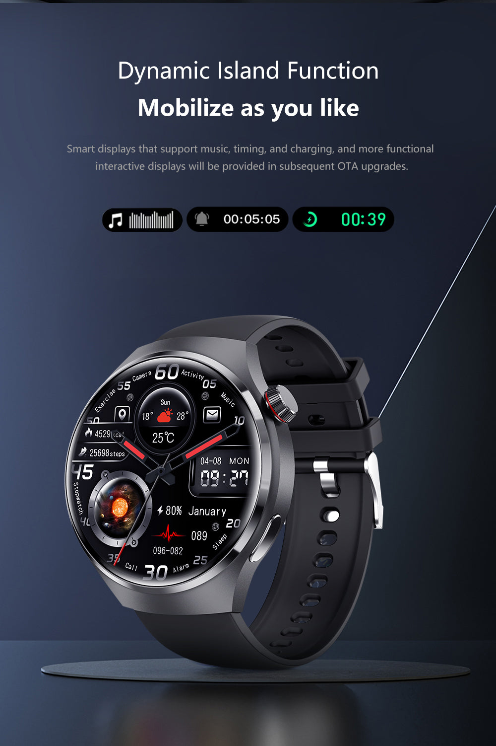 Norvo |  Gt4 Pro Smartwatch For Menn: Ip68 Nfc Gps Tracker, Amoled 360*360 Hd-Skjerm, Hjertefrekvens, Bluetooth-Samtale Begrenset Utgave