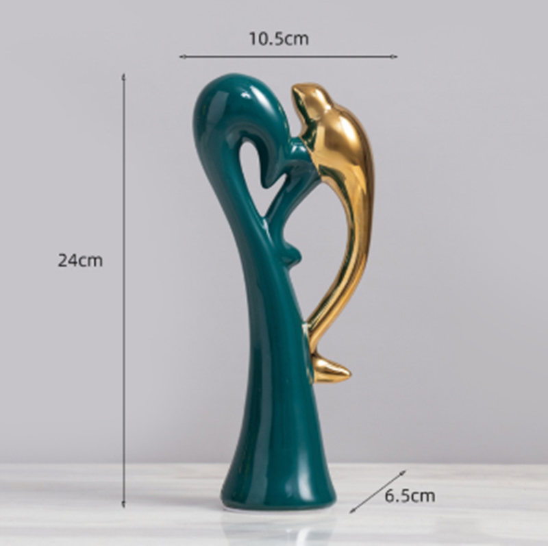 Norvo | FormaLuxe Keramisk Skulptur – Håndlaget moderne dekorasjon