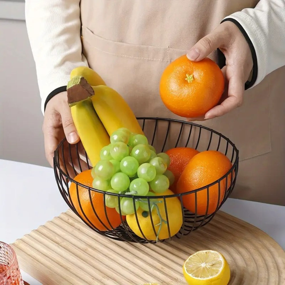 Norvo | Dekorativ Rund Jern Fruktfat