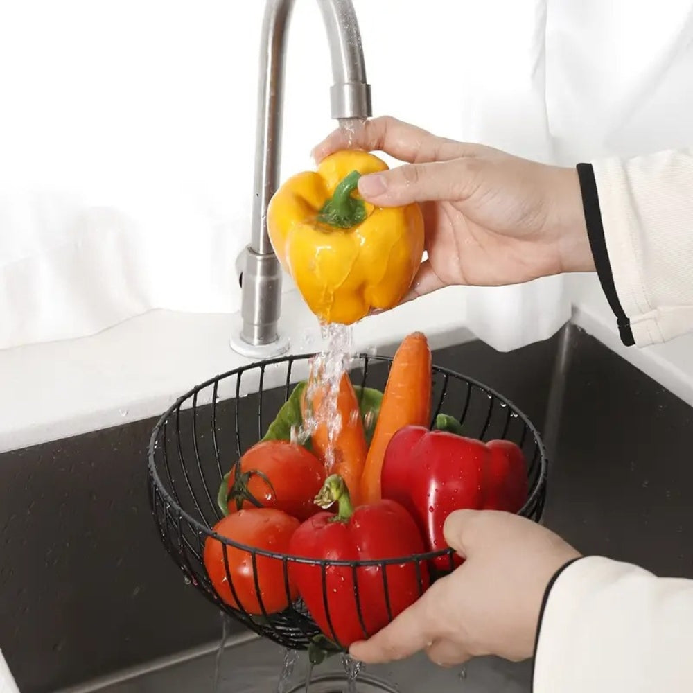 Norvo | Dekorativ Rund Jern Fruktfat