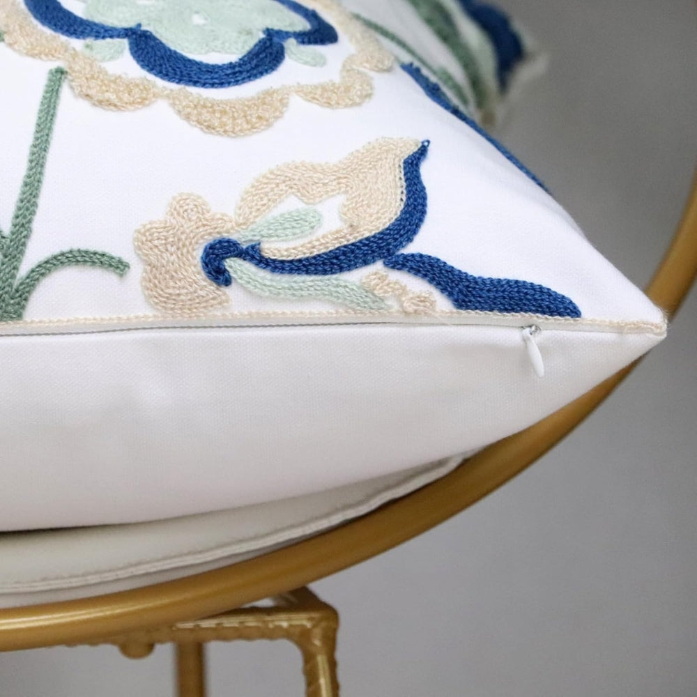 Norvo | Denza Landlig Blomster Plysj Putetrekk