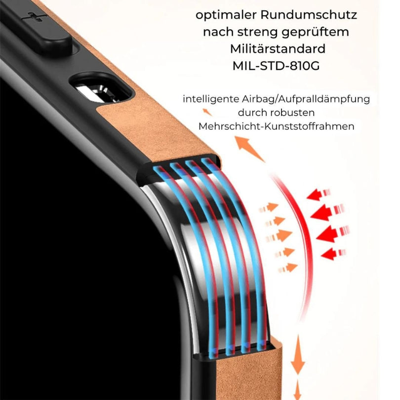 Norvo | Alcantara-look iPhone Deksel – Elegant beskyttelse for enheten din
