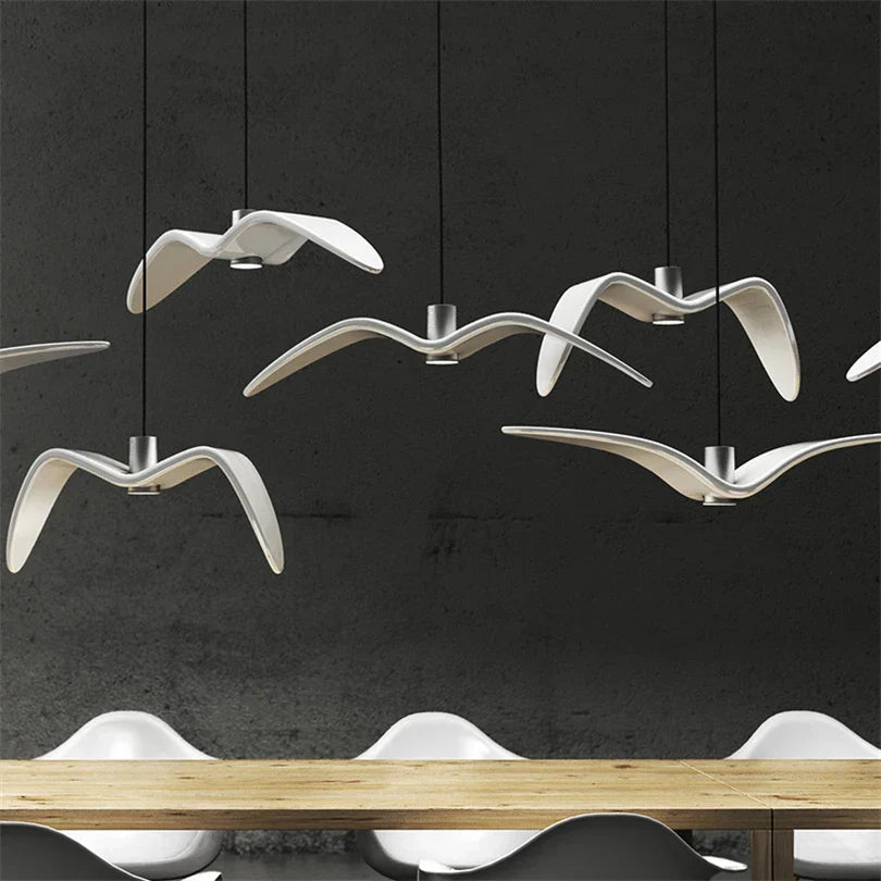 Moderne Designer Fugl Lys – Kreativ Pendellampe for Stue eller Spiserom | Norvo