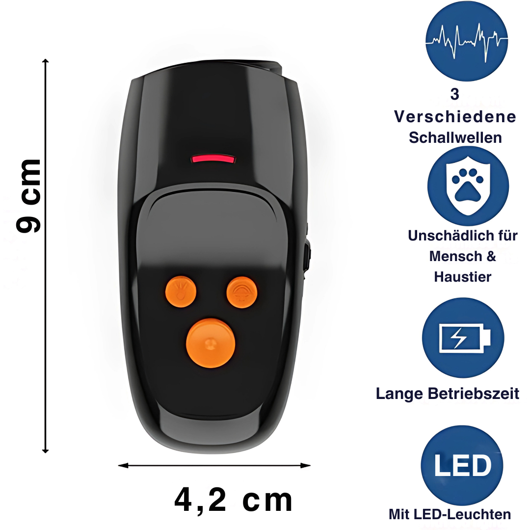 Norvo | Ultralyd Hund Anti-Bjeff Enhet - Effektiv Trening for Ro og Harmoni!