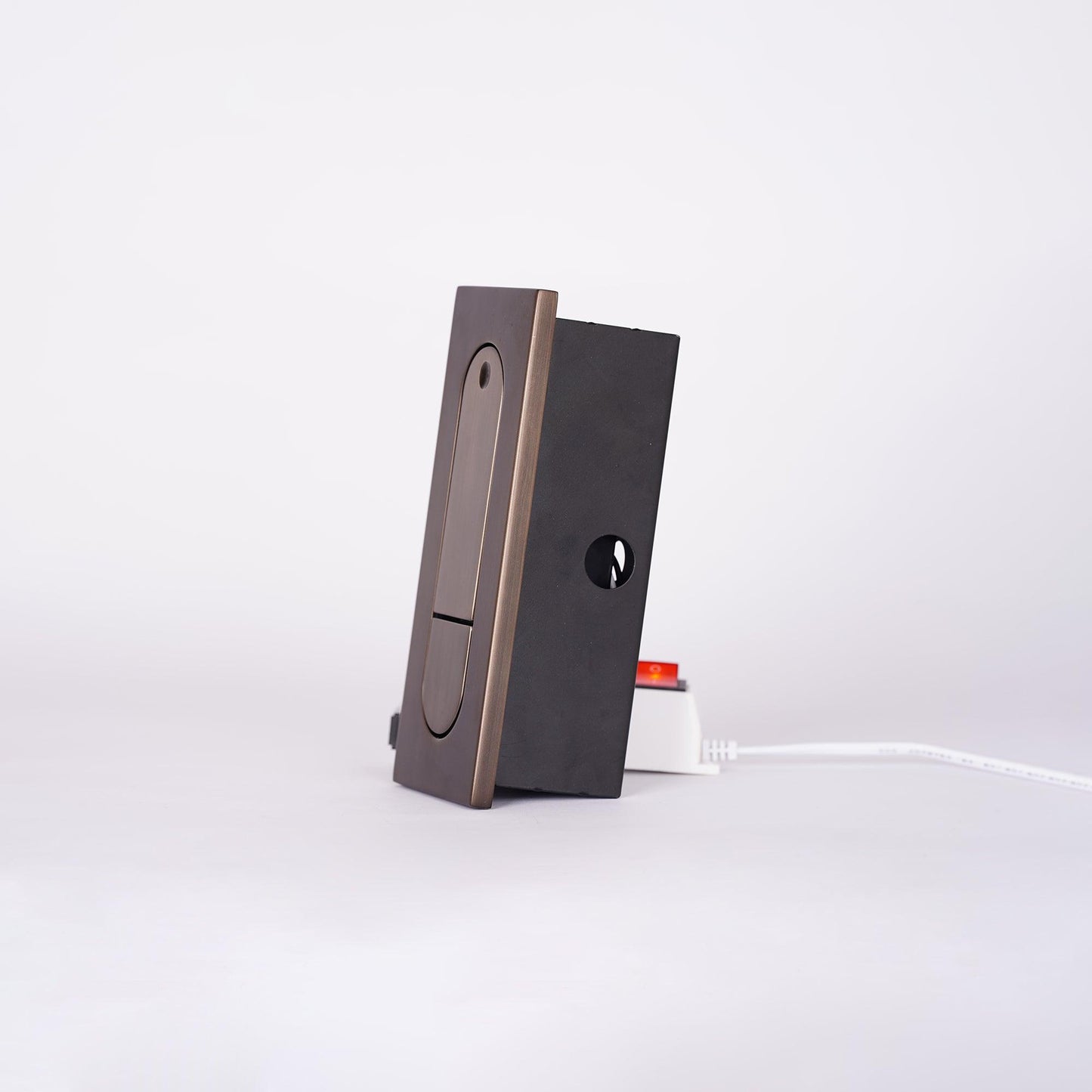 Norvo | LED Nattbordslampe LUMEVIA | 3 Lysfarger | Aluminiumlegering | Ø19 cm x H8 cm | Med Trykknapp