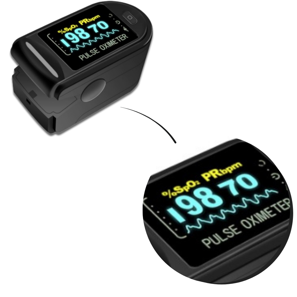 Digitalt fingertupp pulsoksymeter
