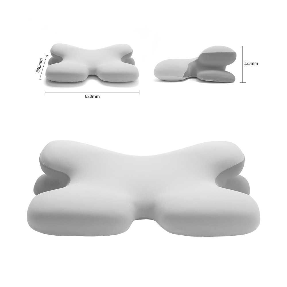 Norvo | Side Sleeper Pillow | Ergonomisk Minne Skum for Nakke Smerte Lindring & Behagelig Søvn | Beste Puter for Ryggsmerte