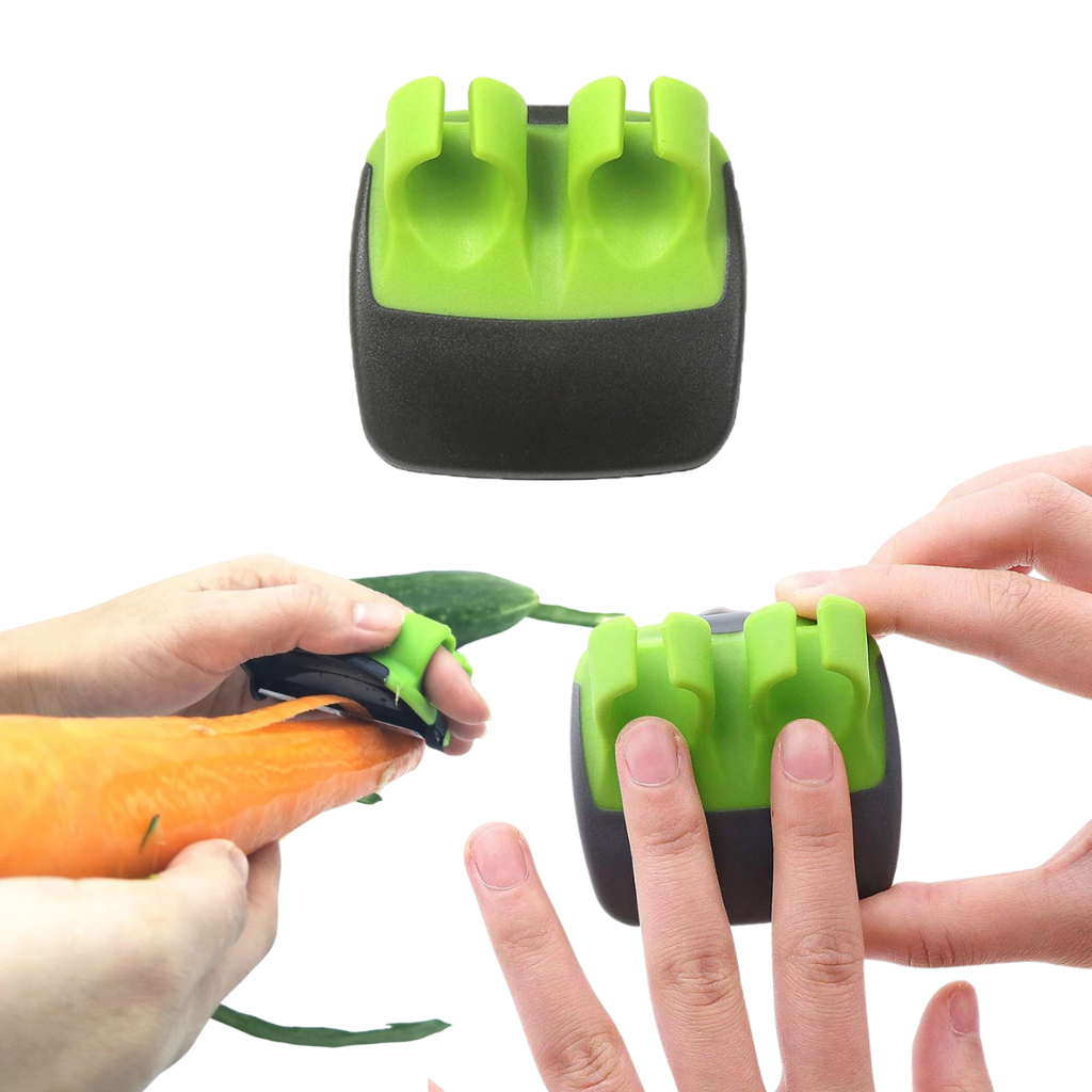 Dobbelfinger frukt og grønnsaksskreller