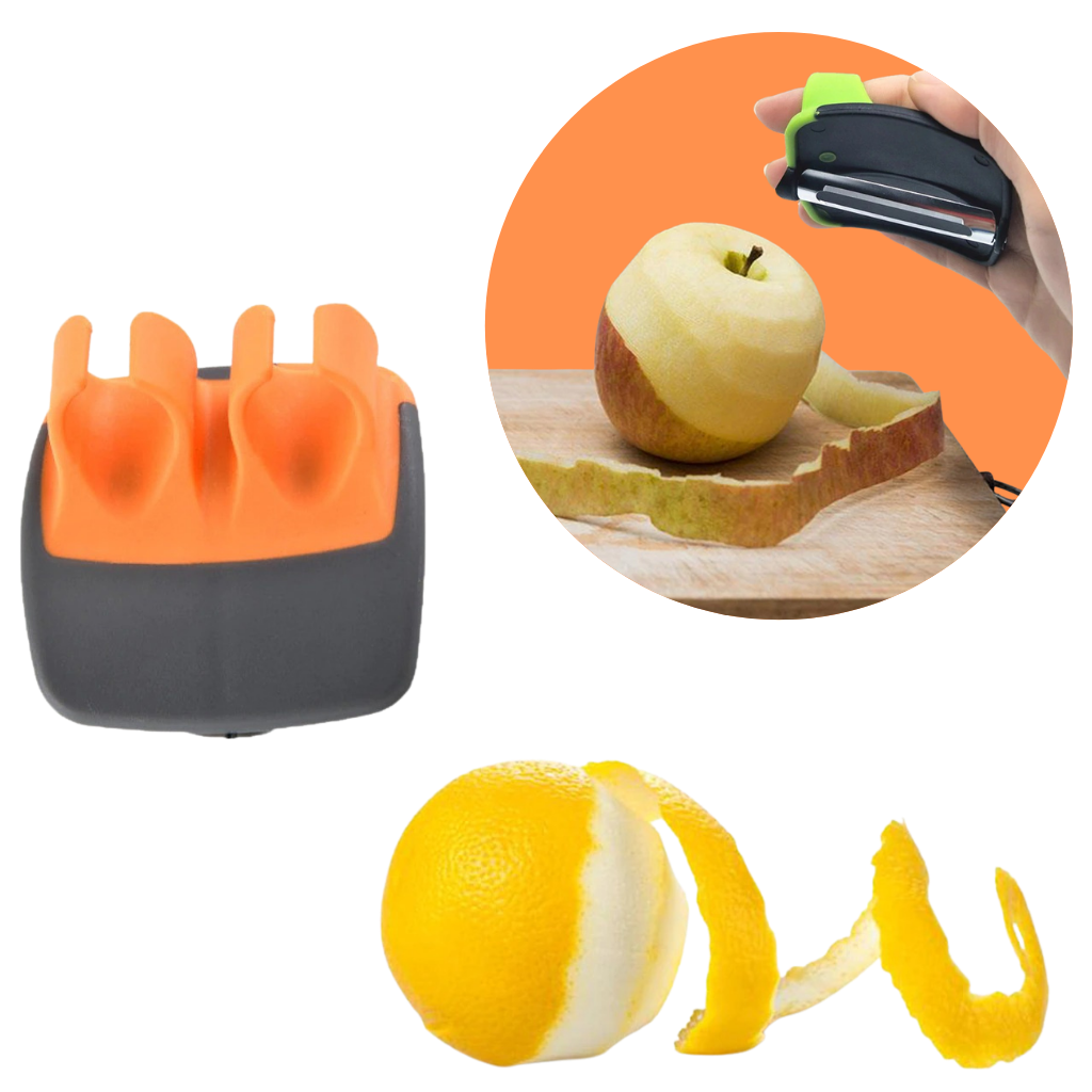 Dobbelfinger frukt og grønnsaksskreller