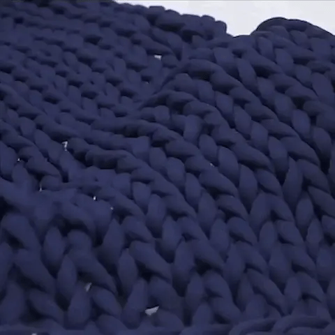 Norvo | Økologisk bomullsvektet teppe | Pustende, maskinvaskbart og ideelt for komfort året rundt