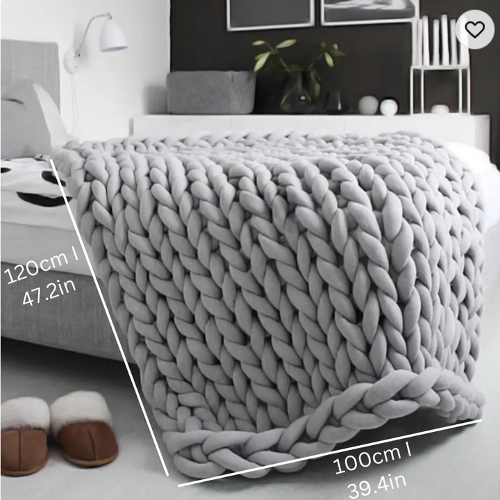 Norvo | Dreamblanket Søvnteppe – Vattert Økologisk K cotton teppe for Avslapning og Stressreduksjon