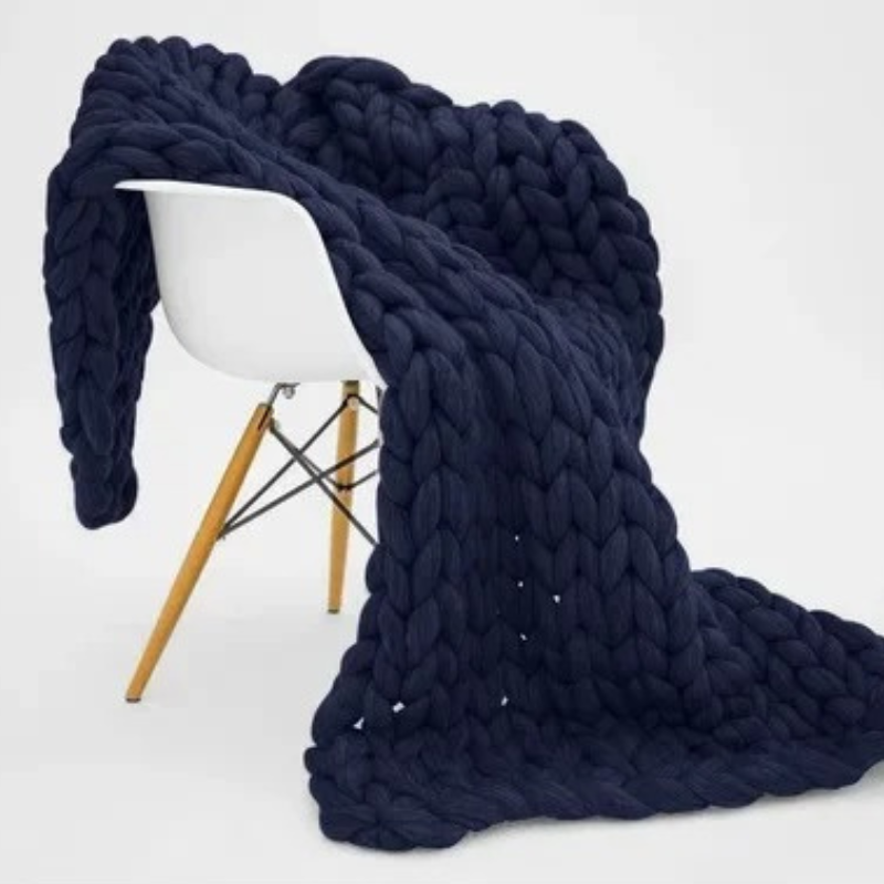 Norvo | Dreamblanket Søvnteppe – Vattert Økologisk K cotton teppe for Avslapning og Stressreduksjon