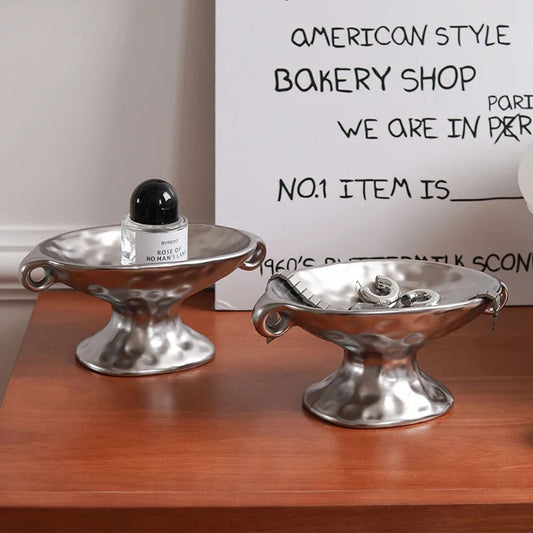 Norvo | Dual-Øre Keramisk Oval Organisator